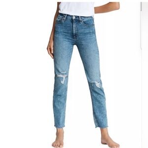 Rag & Bone Nina High-Rise Ankle Cigarette Jeans Size 25